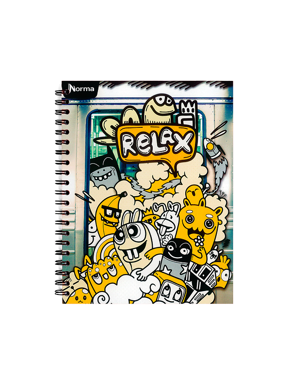 Agenda Pasta Dura X-Presarte Masculino 7 Materias  11