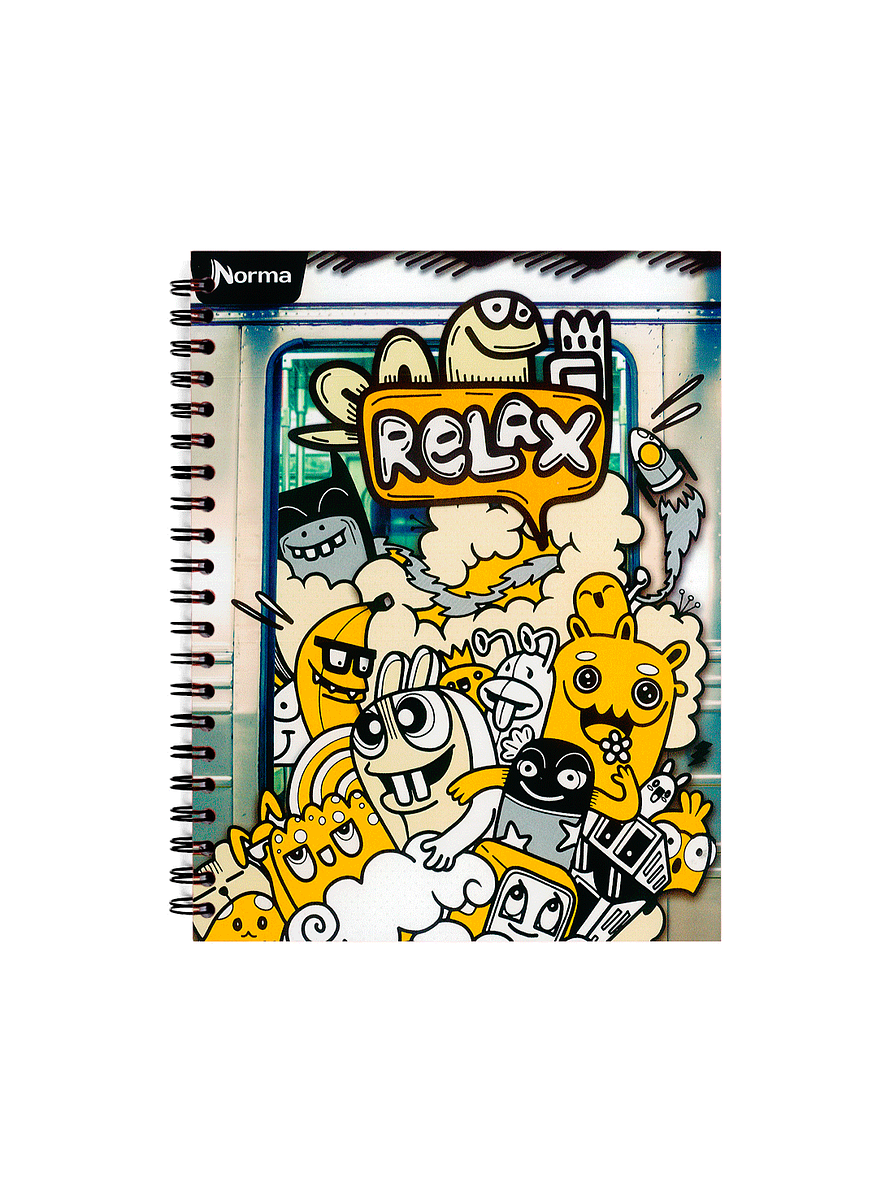 Agenda Pasta Dura X-Presarte Masculino 7 Materias  11