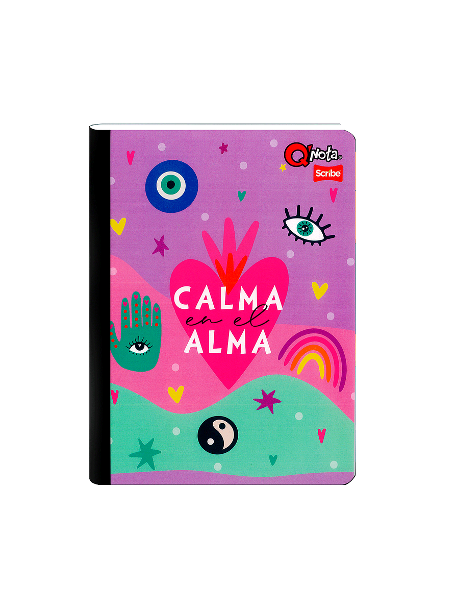 Cuaderno Cosido Q´Nota Femenino 50 Hojas Cuadros  2