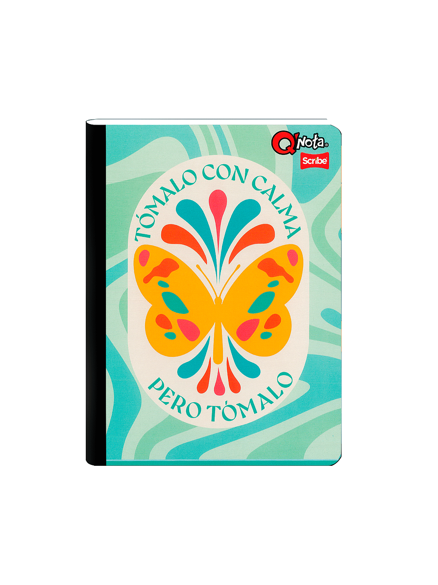 Cuaderno Cosido Q´Nota Femenino 50 Hojas Cuadros  7