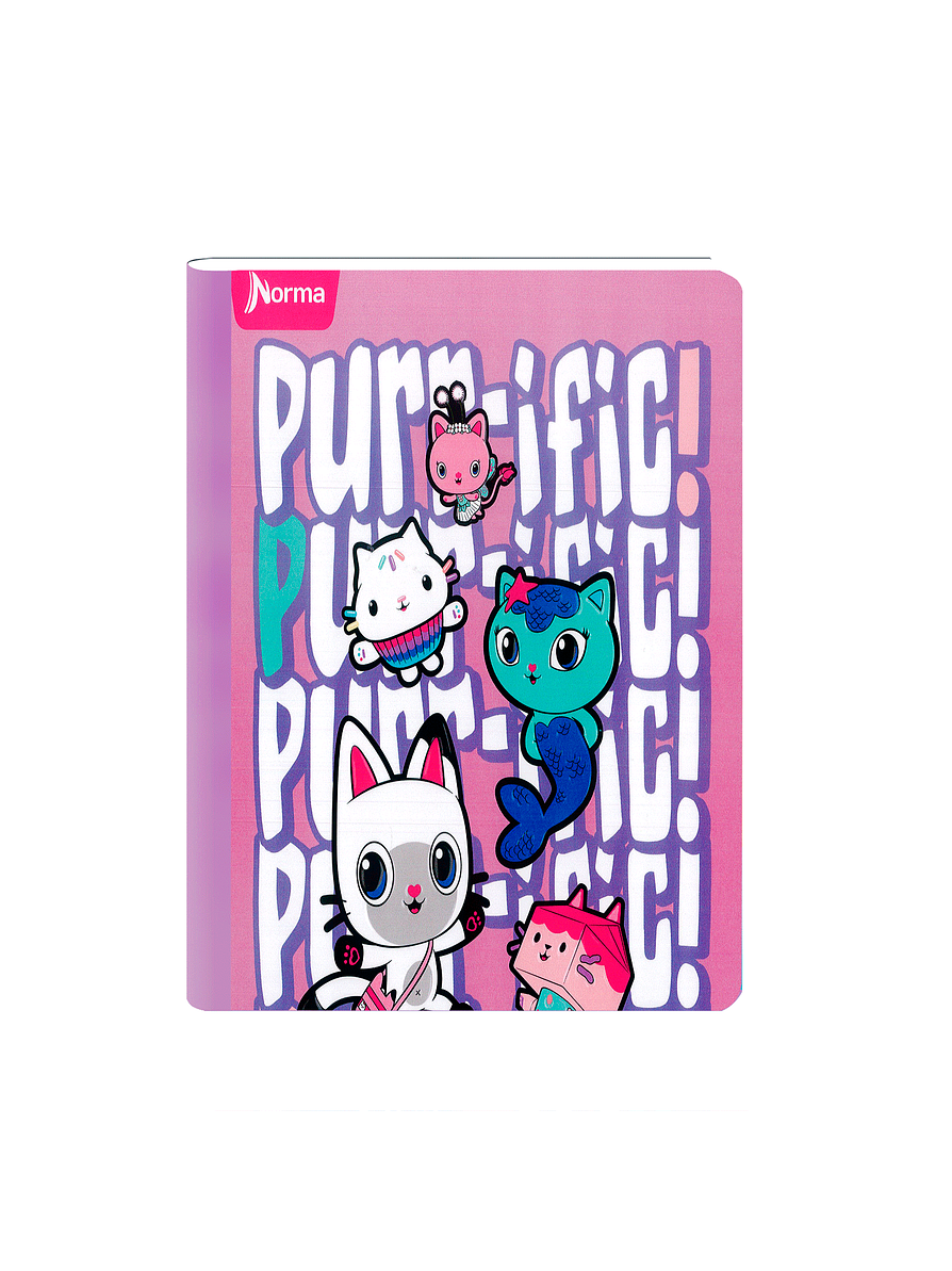 Cuaderno Cosido Gabby's DollHouse 100 Hojas Cuadros  7