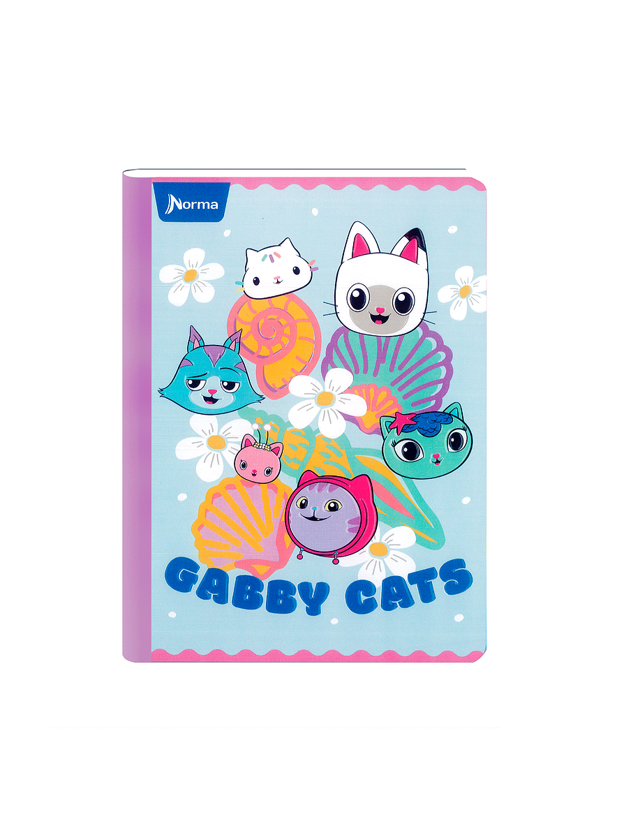 Cuaderno Cosido Gabby's DollHouse 100 Hojas Cuadros  3