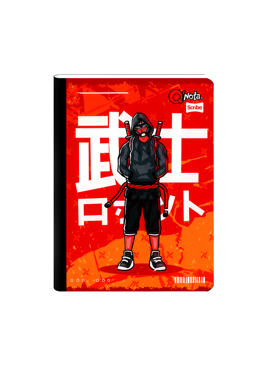 Cuaderno Cosido Q´Nota Masculino 100 Hojas Líneas  6