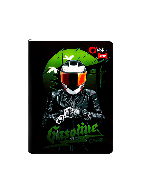 Cuaderno Cosido Q´Nota Masculino 100 Hojas Líneas  7
