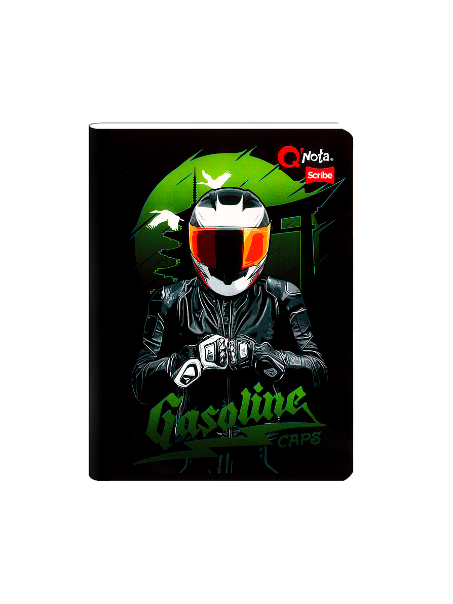 Cuaderno Cosido Q´Nota Masculino 100 Hojas Líneas  7