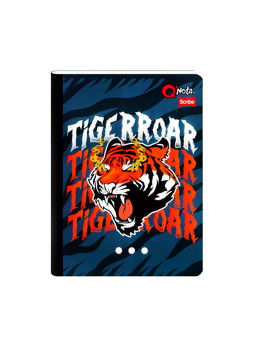 Cuaderno Cosido Q´Nota Masculino 100 Hojas Líneas  8