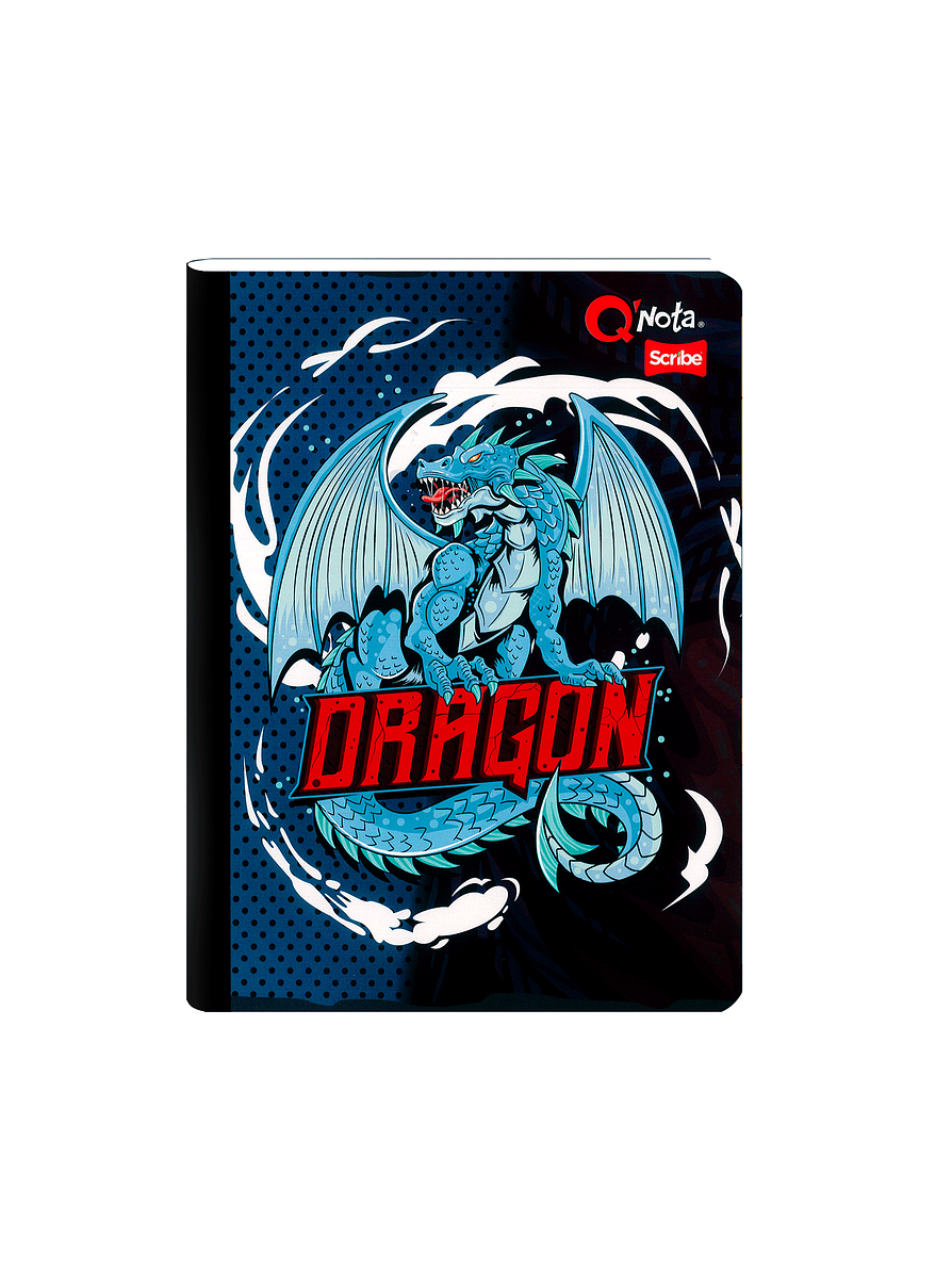 Cuaderno Cosido Q´Nota Masculino 100 Hojas Líneas  9