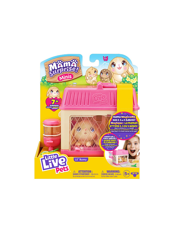 Little Live Pets Mamá Sorpresa Set Juego Mini Raton / Conejo 5