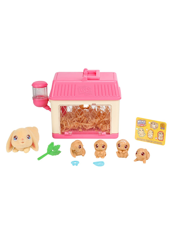 Little Live Pets Mamá Sorpresa Set Juego Mini Raton / Conejo 6