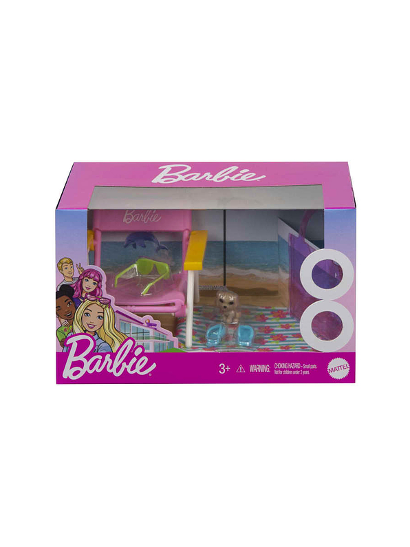 Barbie Set Básico Para Casa / Playa 3