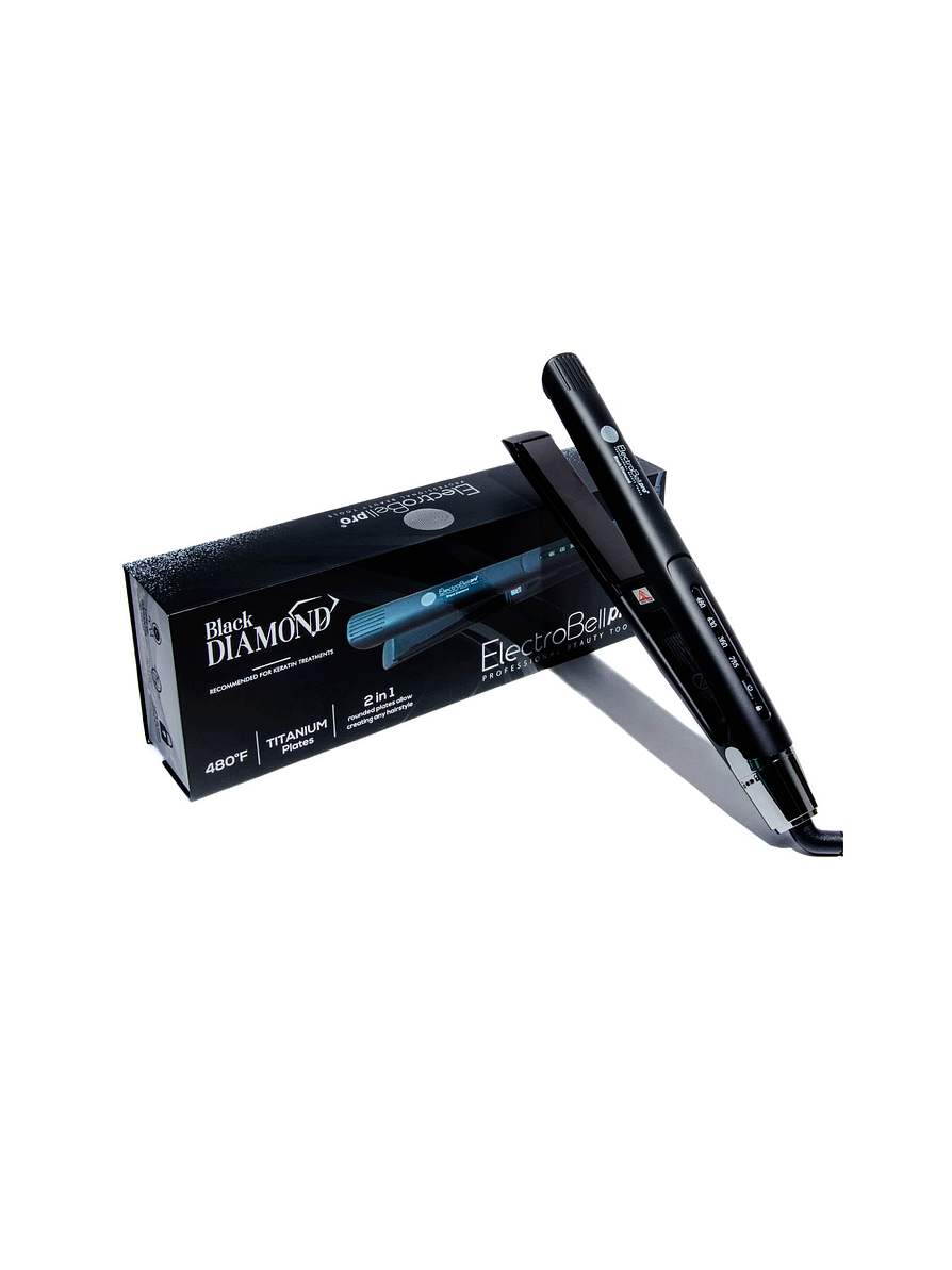 Plancha para cabello Black Diamond Electrobell 1