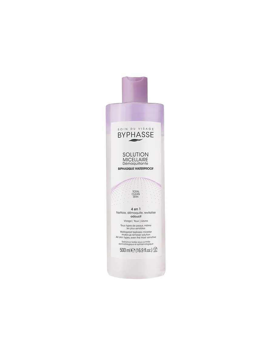Agua Micelar Desmaquillante Bifásica Byphasse Samy 1