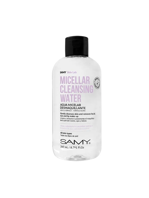 Agua Micelar Desmaquillante Samy Formula Suave 1