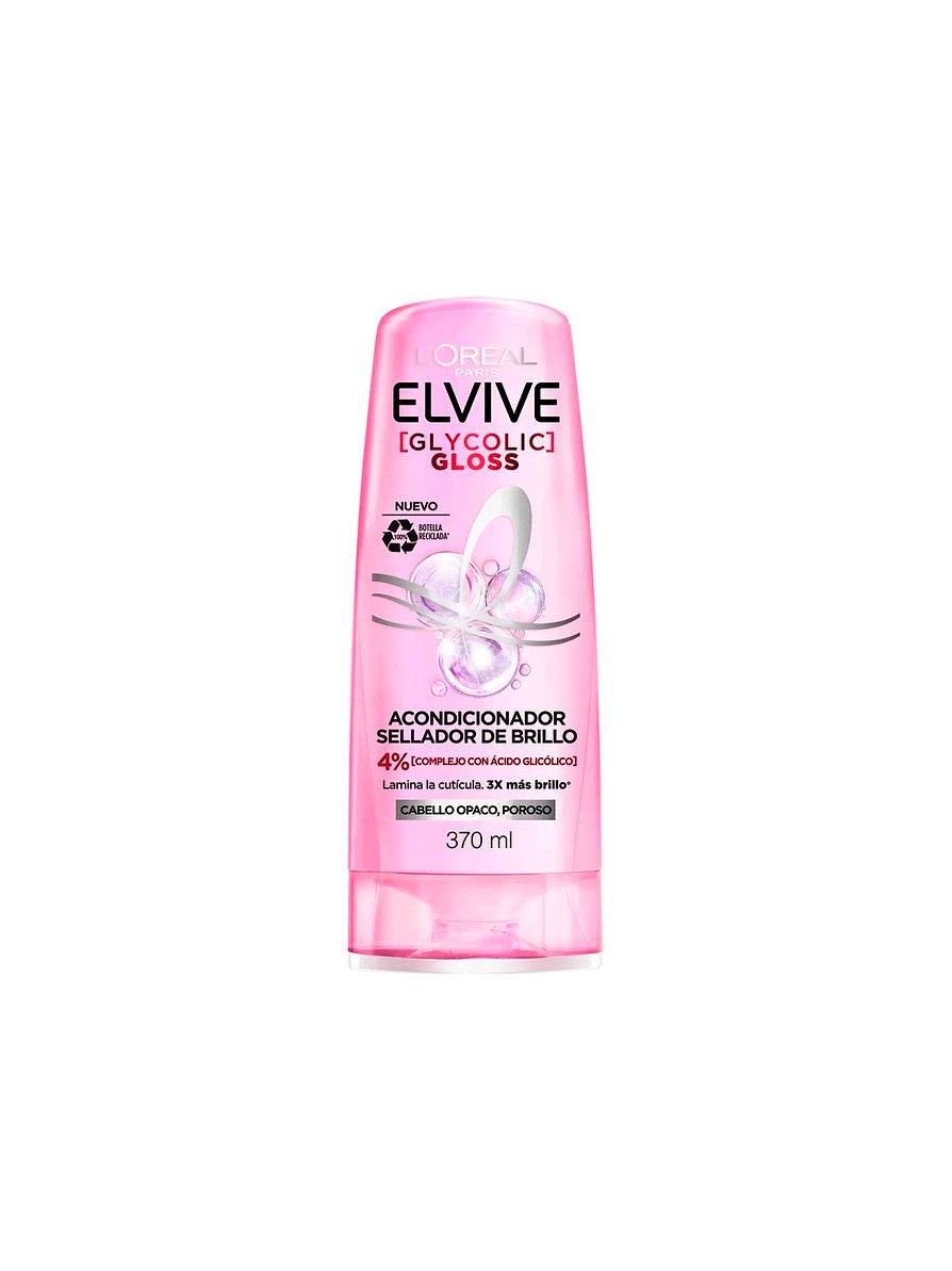 Acondicionador Elvive Glycolic Gloss 4% X 370ml 1