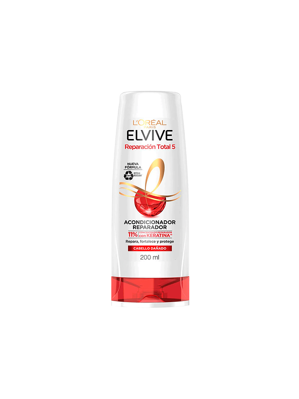 Acondicionador  Elvive Reparación Total 5 Reparador Cabello Dañado 200 ml 1