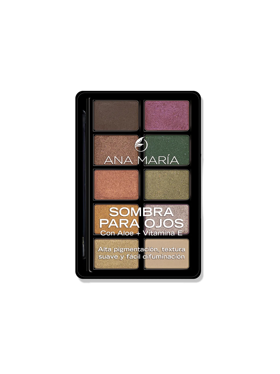 Paleta de Sombra Compacta Look Selva Ana María 1