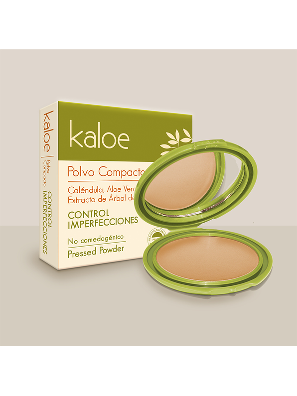 Polvo Compacto Control Imperfecciones Kaloe 1