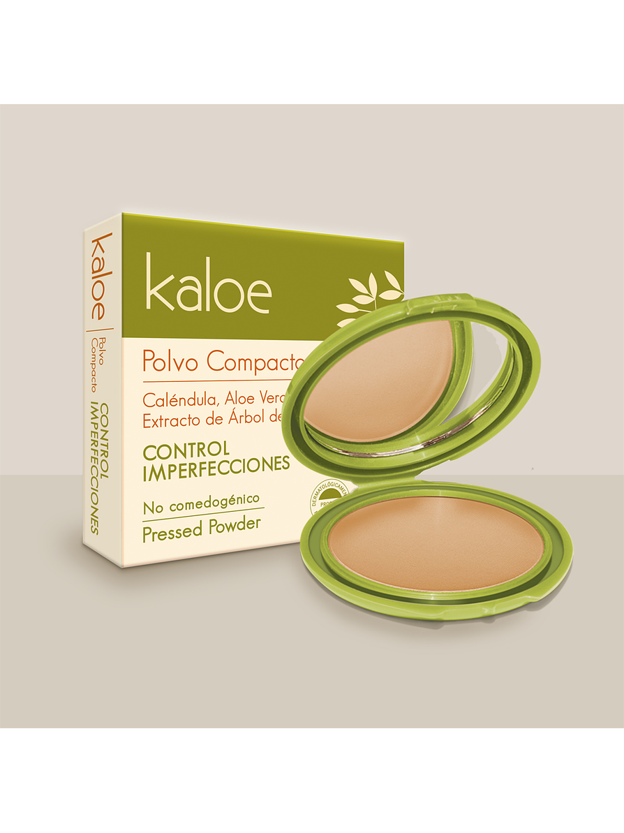 Polvo Compacto Control Imperfecciones Kaloe 1
