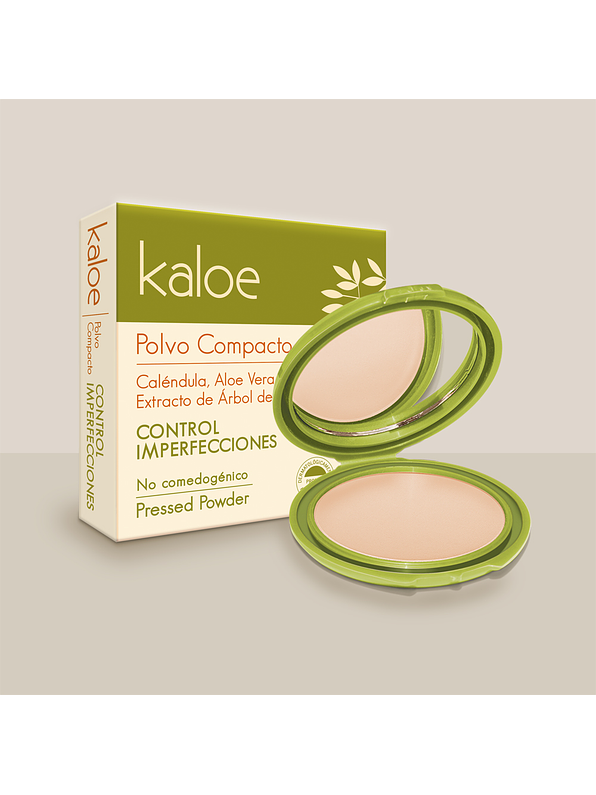 Polvo Compacto Control Imperfecciones Kaloe 3