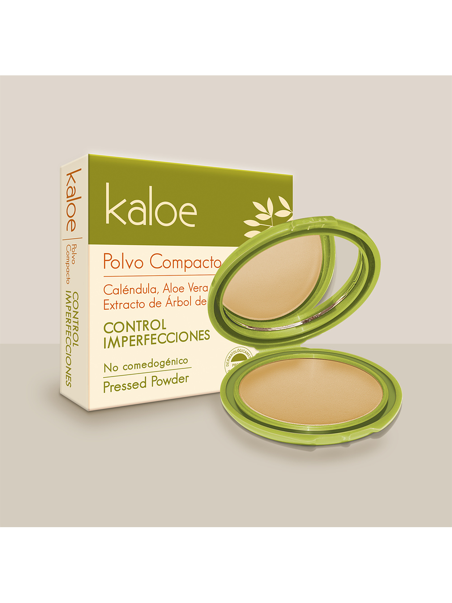 Polvo Compacto Control Imperfecciones Kaloe 4
