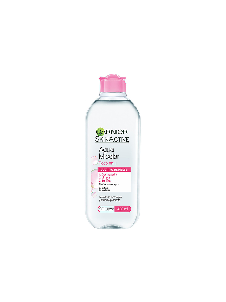 Agua Micelar Garnier Skin Active Todo En 1 400 mL 1