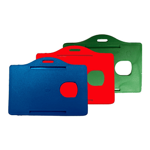 Porta Carnet Plástico Vertical / Horizontal