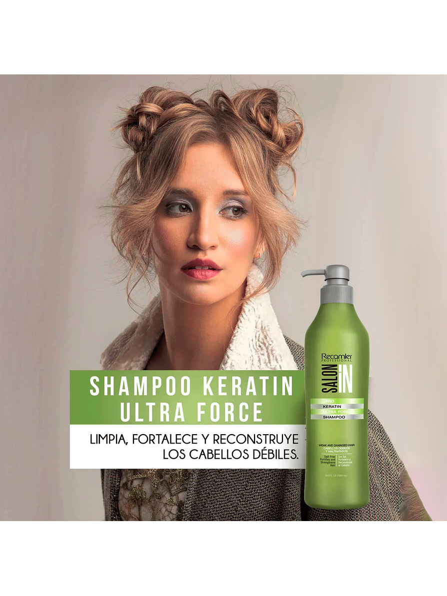 Shampoo Keratin Ultra Force SALON IN 4