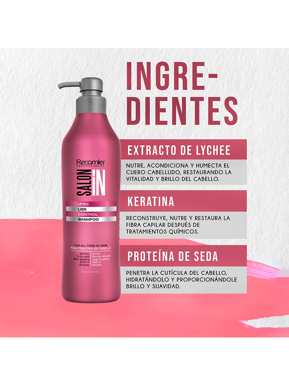 Shampoo Liss Control SALON IN 3