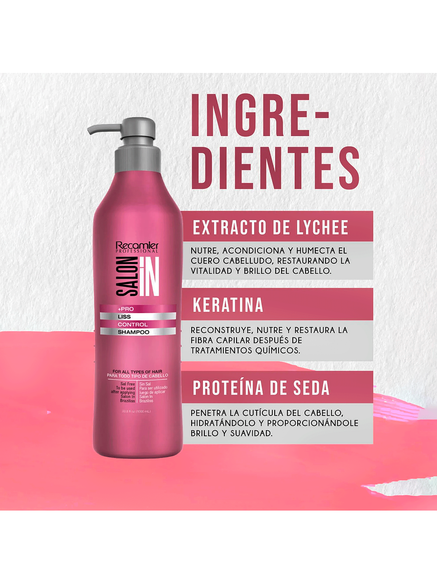 Shampoo Liss Control SALON IN 3