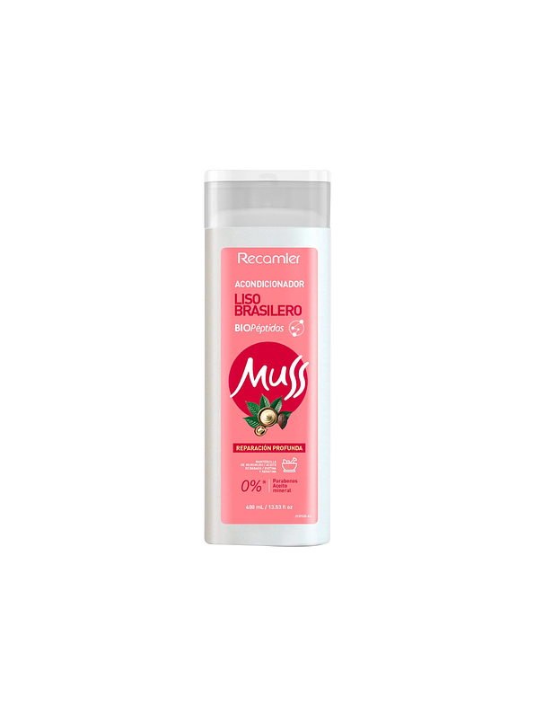 Acondicionador Liso Brasilero Muss 400ml 1