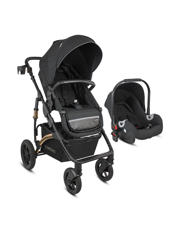 Coche Bebesit Travel System Spring Gold Black Premiun 1