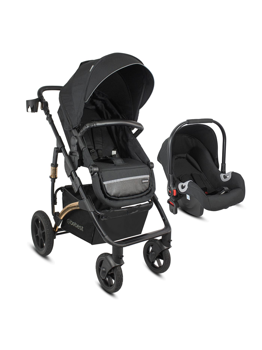 Coche Bebesit Travel System Spring Gold Black Premiun 1