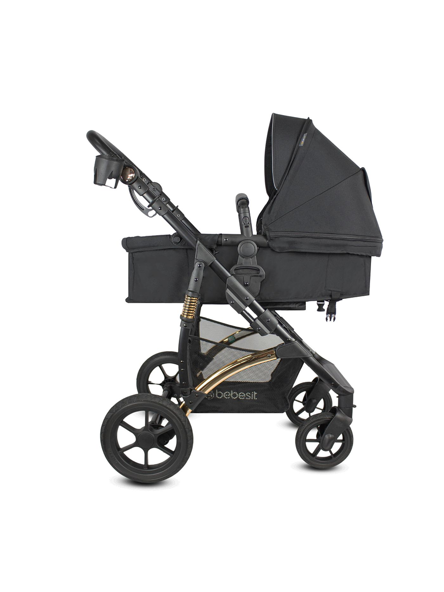 Coche Bebesit Travel System Spring Gold Black Premiun 4