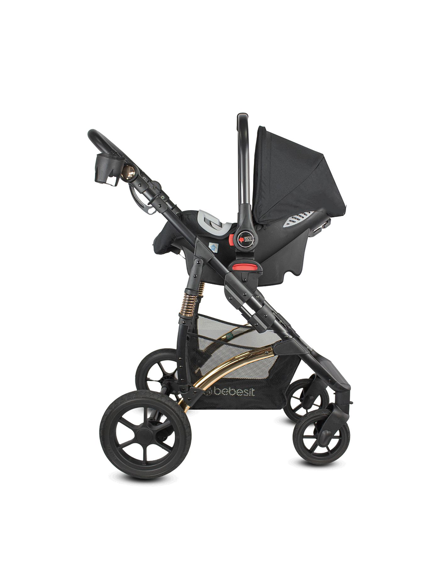 Coche Bebesit Travel System Spring Gold Black Premiun 5