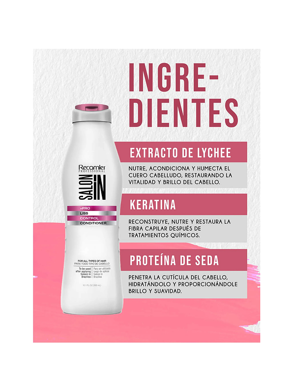 Acondicionador Liss Control Salon In 300 ml 2