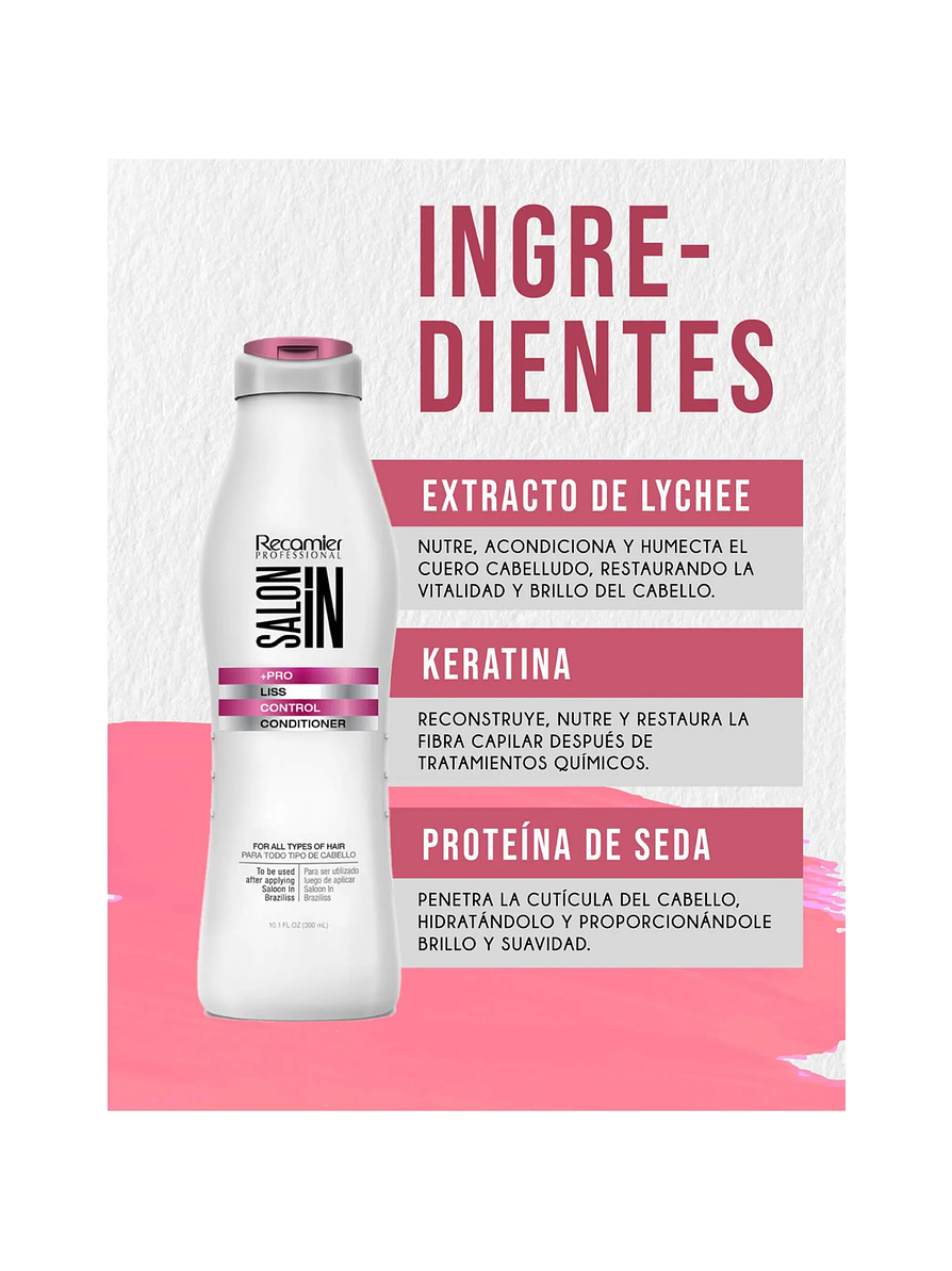 Acondicionador Liss Control Salon In 300 ml 2