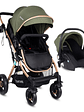 Coche Bebesit Travel System Gold LX Green - Miniatura 1