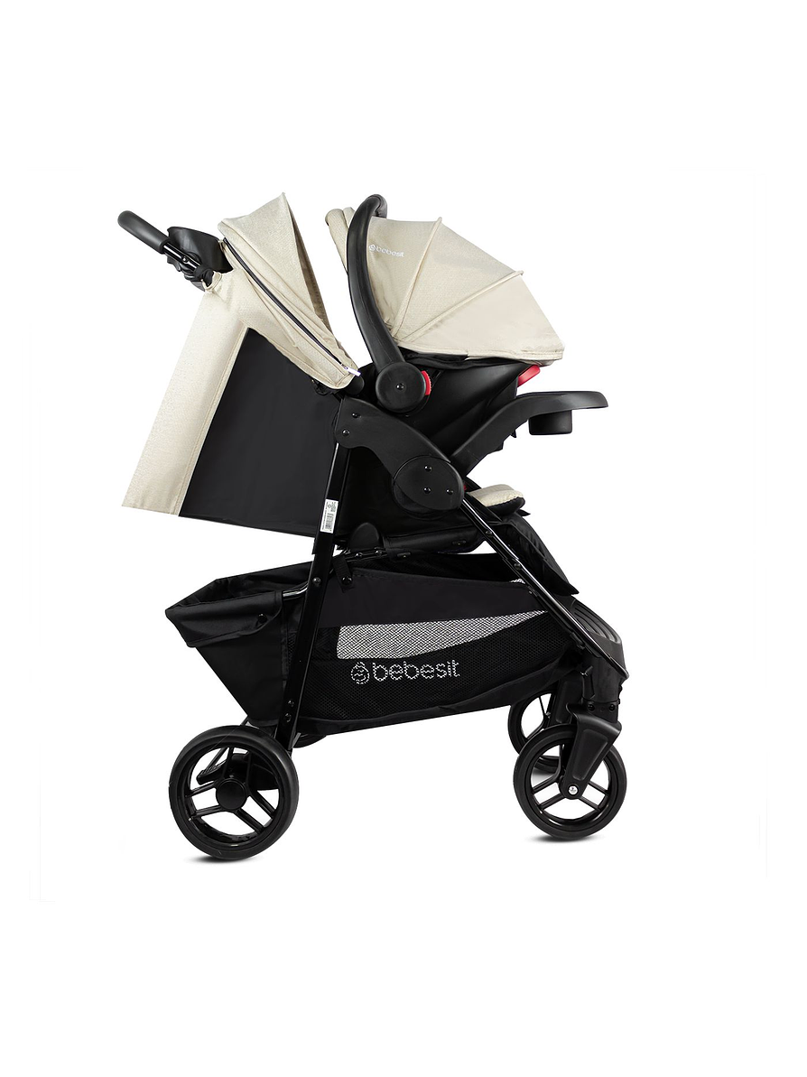Coche Bebesit Travel Sytem Sienna Beige 5
