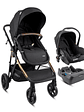 Coche Travel System Cosmos Black Gold - Miniatura 1