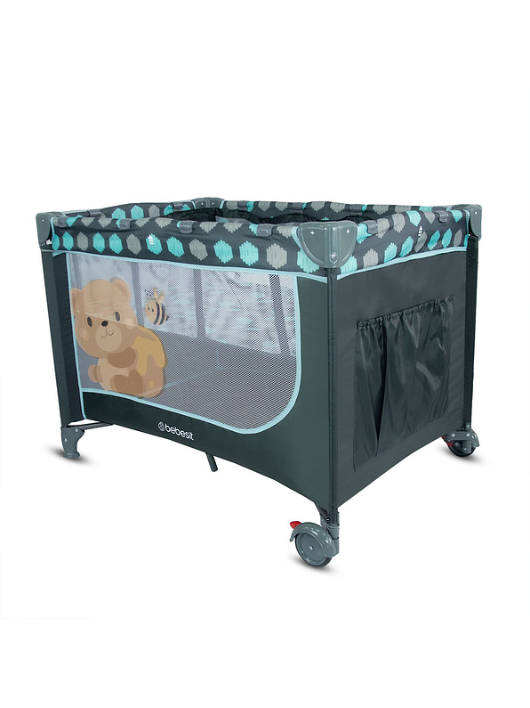 Cuna Corral Relax Candy Blue 1