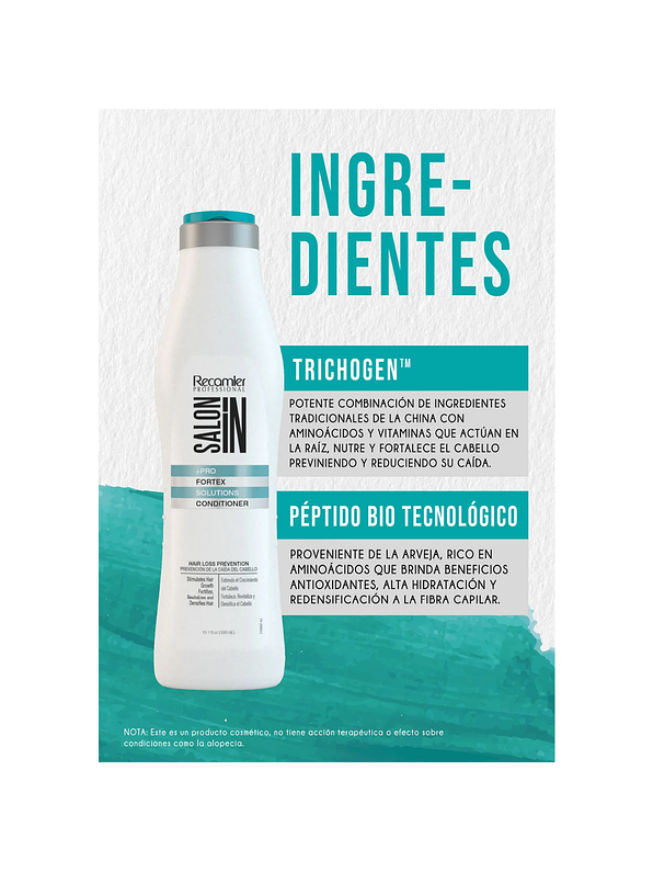 Acondicionador Fortex Solutions Salon In x 300ml 2