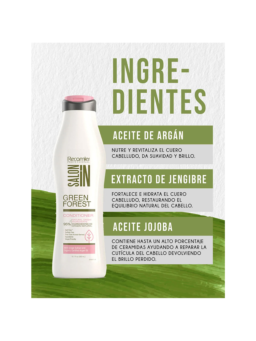 Acondicionador Green Forest Salon In 300 Ml 2