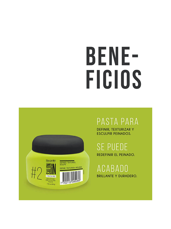 Salon In Sculpting And Styling Paste 200 gr  2