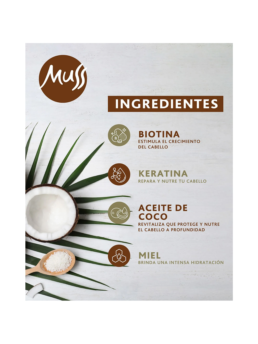 Shampoo Control Caída Muss 400ml 2