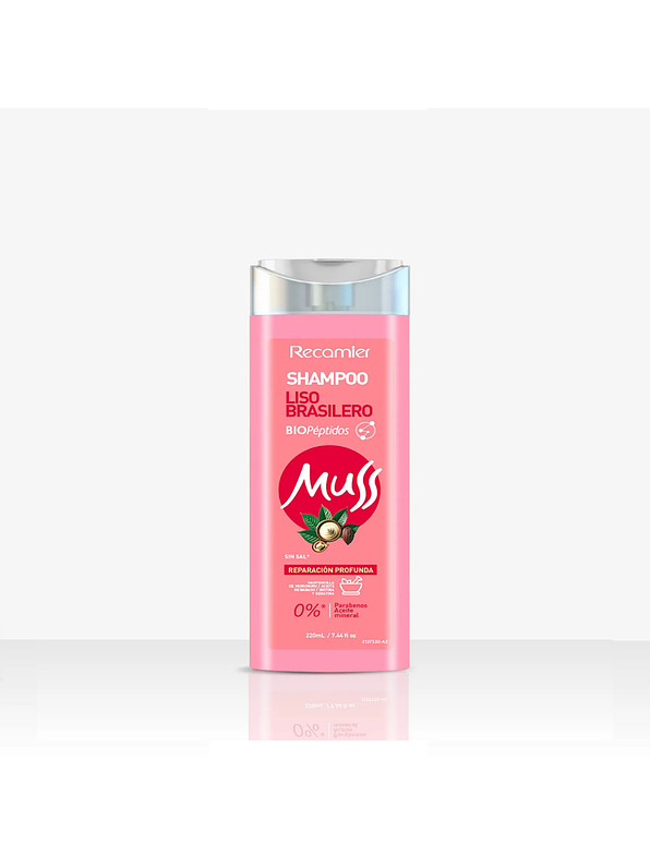 Shampoo Liso Brasilero Muss 220ml 1