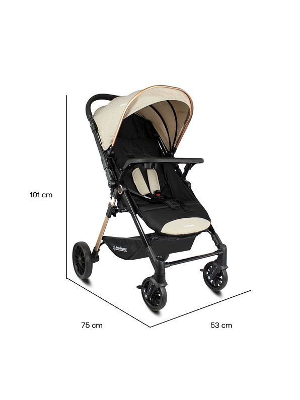 Coche Reversible City Beige 5