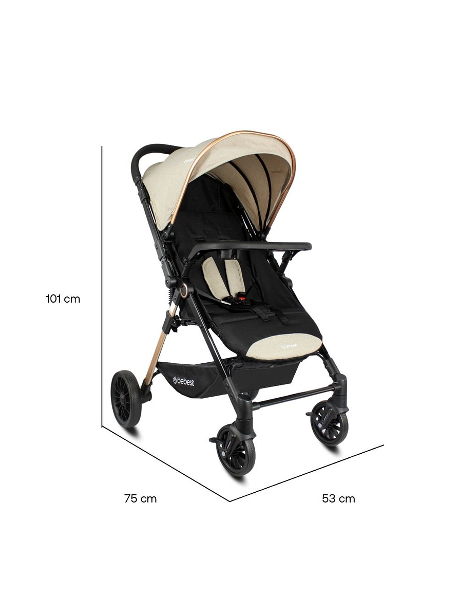 Coche Reversible City Beige 5