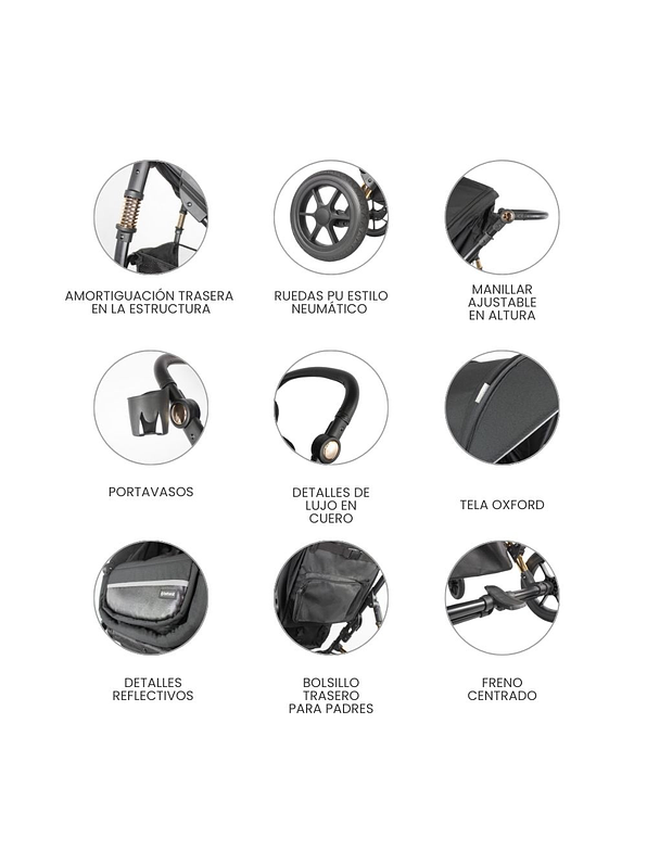 Coche Spring Gold Black Premium 14