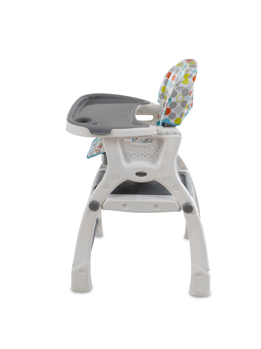 Silla Comedor Bebe Kinder City Gris 2 En 1 4