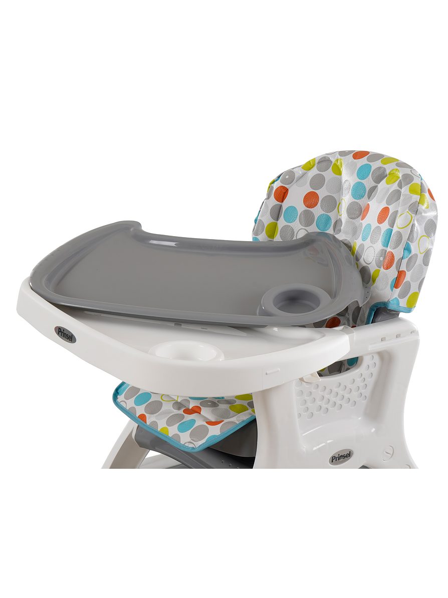 Silla Comedor Bebe Kinder City Gris 2 En 1 9